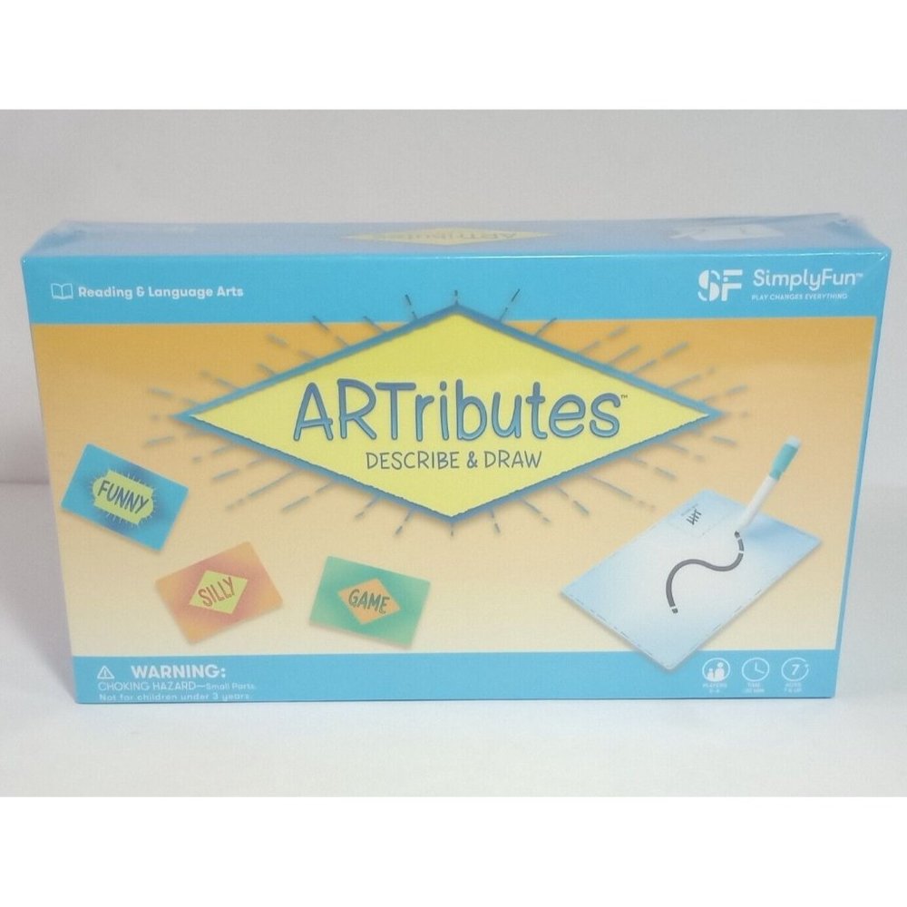 Simply Fun ARTributes Describe & Draw Game  Reading & Comprehension NEW SEALED